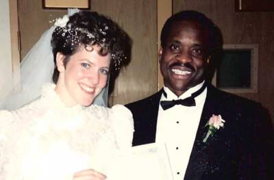 Whole story, Clarence and Ginni Thomas on their wedding day