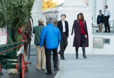 Melania and Barron