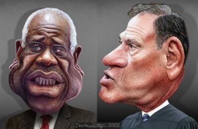Justices Alito and Thomas by DonkeyHotey