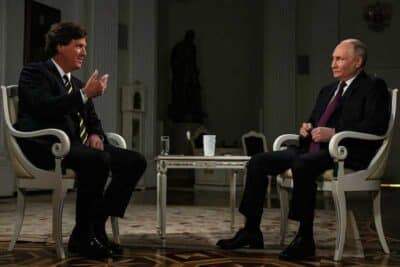 Vladimir Putin and Tucker Carlson, friendship with Putin