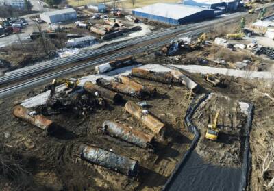 Train Engineer, East Palestine, Ohio derailment site.