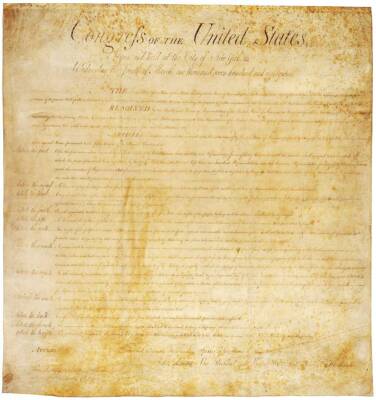 First Amendment invalid
