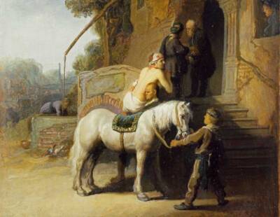 anti-DEI Good Samaritan by Rembrandt
