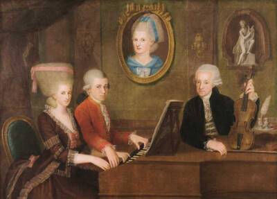 Wolfgang Amadeus Mozart portrait
