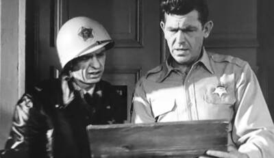 Andy Griffith and Don Knotts