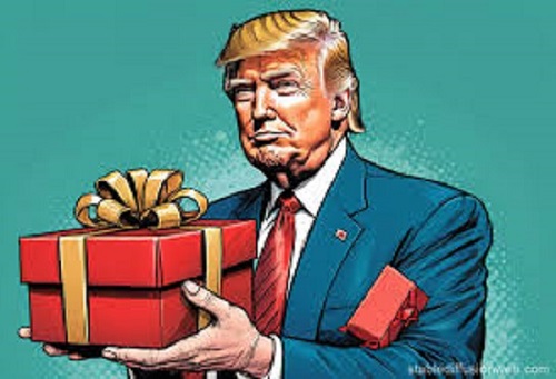Insecure About His Popularity, Trump Throws Red Meat Swag Bags Against the Wall