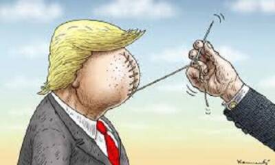 Trump ass shut